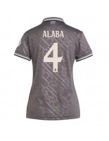 Real Madrid David Alaba #4 Alternativní Dres pro Dámské 2024-25 Krátký Rukáv